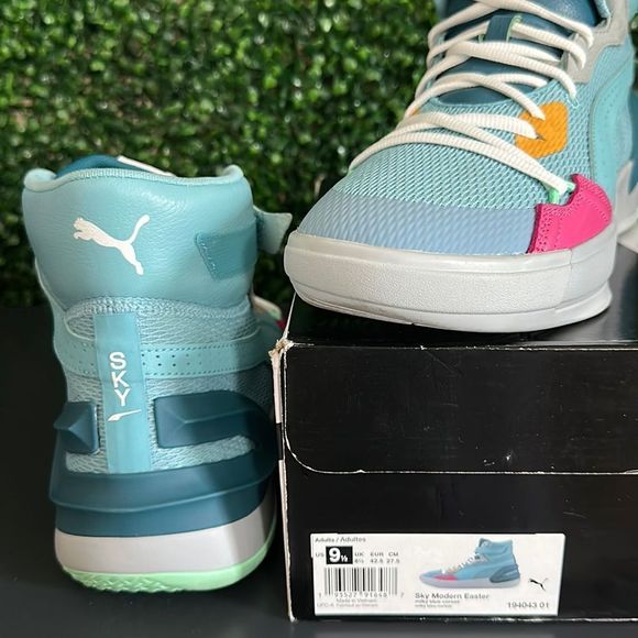 PUMA Men's Sky Modern Easter Basketball Shoes, Size 9.5! In Excellent Condition - Picture 2 of 10